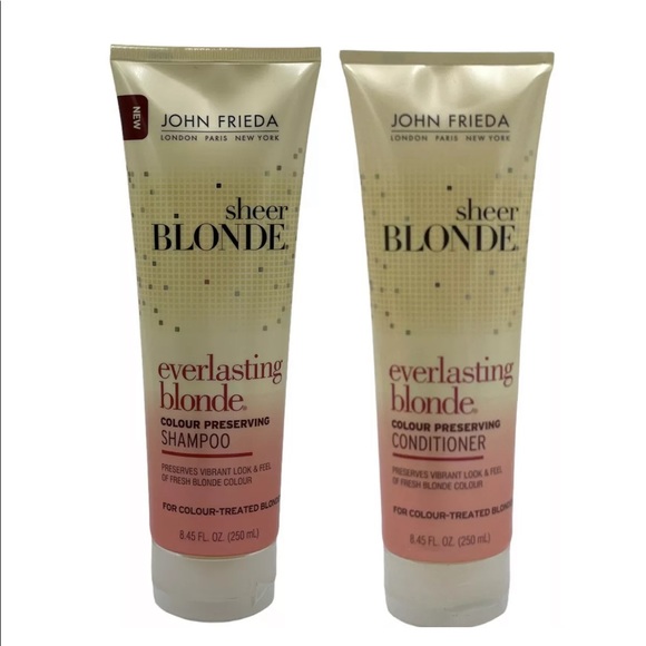 John Frieda Sheer Blonde Everlasting Color Preserve (2) Shampoo (2) Conditioner - Picture 2 of 6